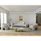 Manhattan Comfort 3-Piece Modern Sylvia Tweed  Sofa, Accent Pillows and 2 Accent Chairs in Gold Dust 3-SFAC1770-GD - alternate 1